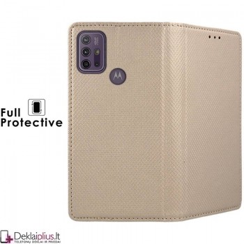 Telone smart magnet atverčiamas dėklas - auksinės spalvos (telefonams Motorola Moto G10/G20/G30) Telone smart magnet atverčiamas dėklas - auksinės spalvos (telefonams Motorola Moto G10/G20/G30)